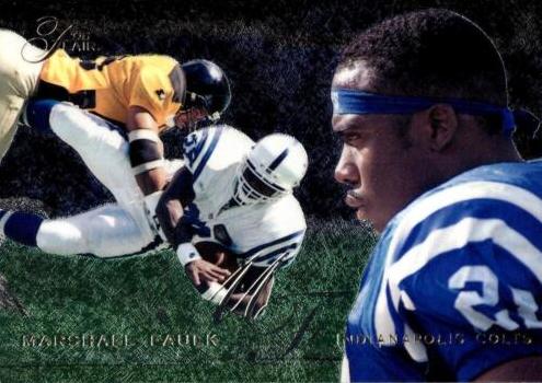 1995 Flair Football Marshall Faulk #91