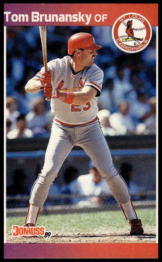 1989 Donruss Baseball Tom Brunansky #112