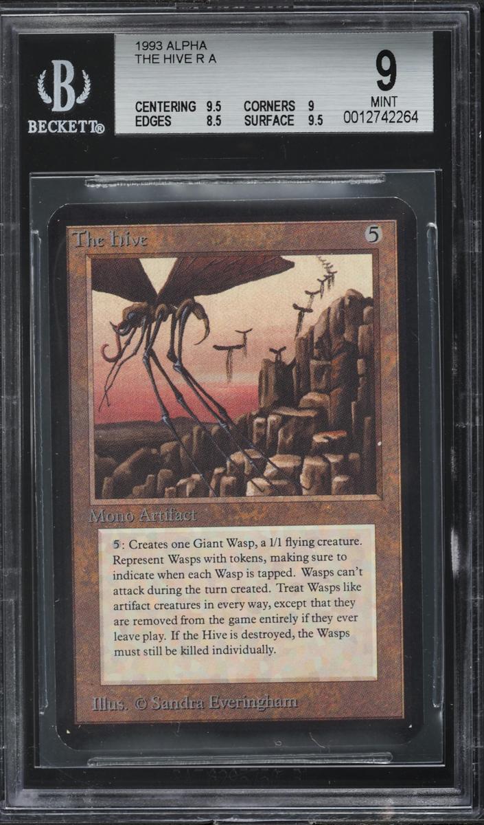 1993 Magic The Gathering Alpha The Hive #NNO BGS 6