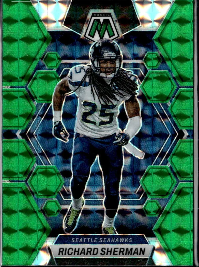 2023 Panini Mosaic Football Green Richard Sherman #225
