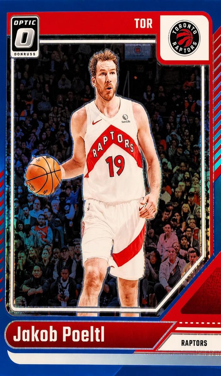 2024 Donruss Optic Basketball Blue Jakob Poeltl #65