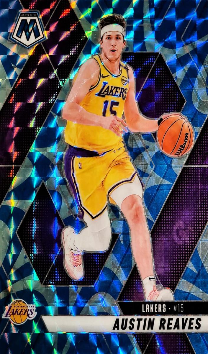 2024 Panini Mosaic Basketball Reactive Blue Austin Reaves #120