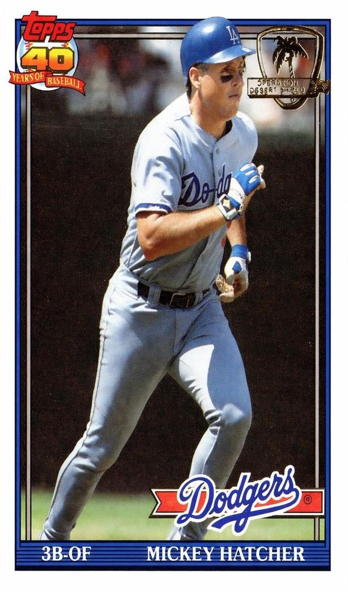 1991 Topps Baseball Mickey Hatcher #152 PSA 10