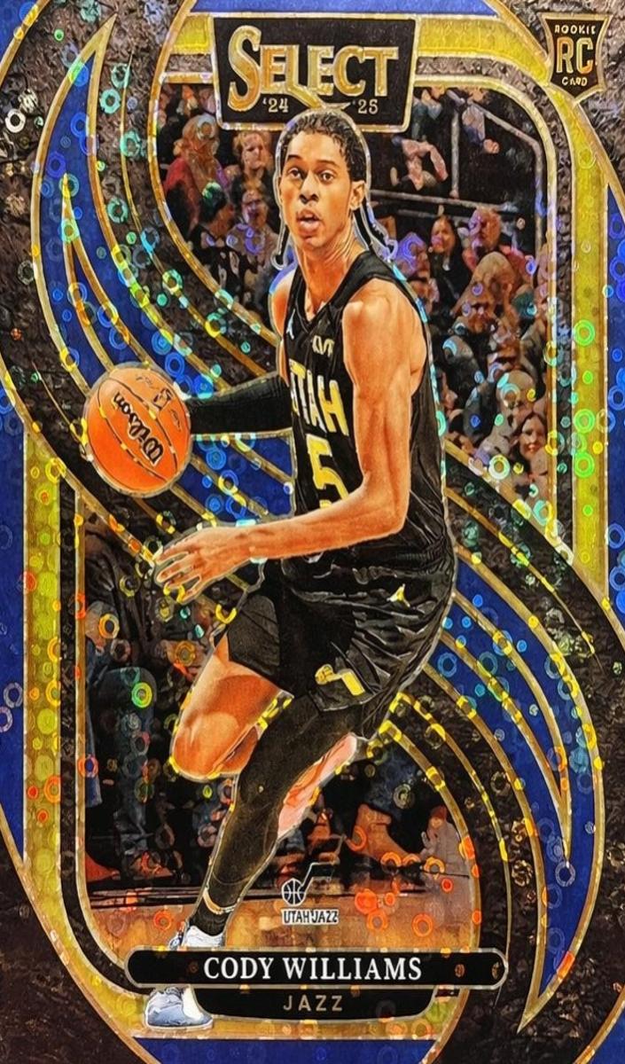 2024 Panini Select Basketball Blue Disco Cody Williams #172