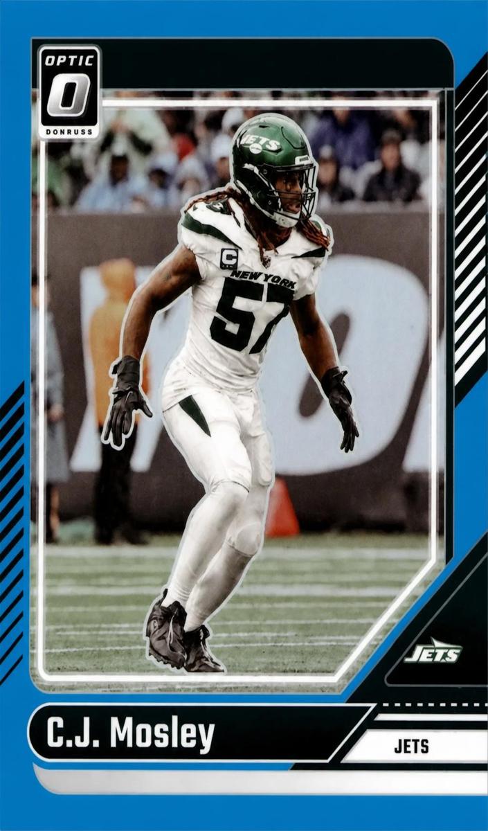 2024 Donruss Optic Football Aqua C.J. Mosley #157
