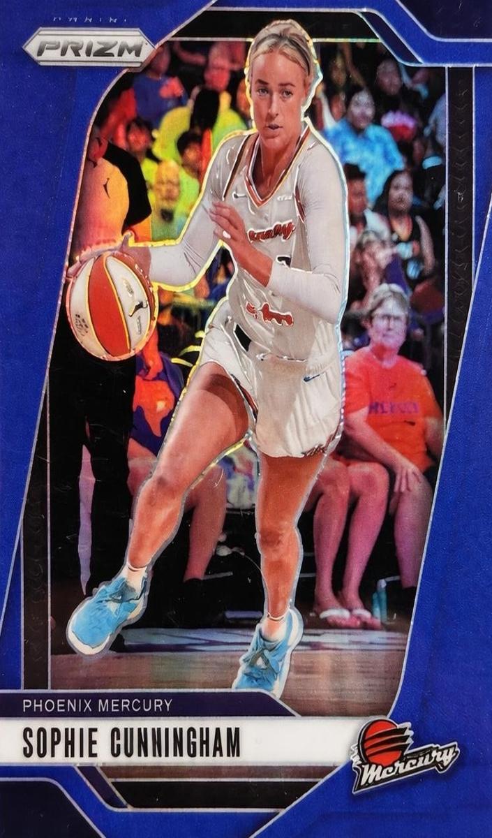 2024 Panini Prizm WNBA Basketball Blue Sophie Cunningham #117 PSA 9