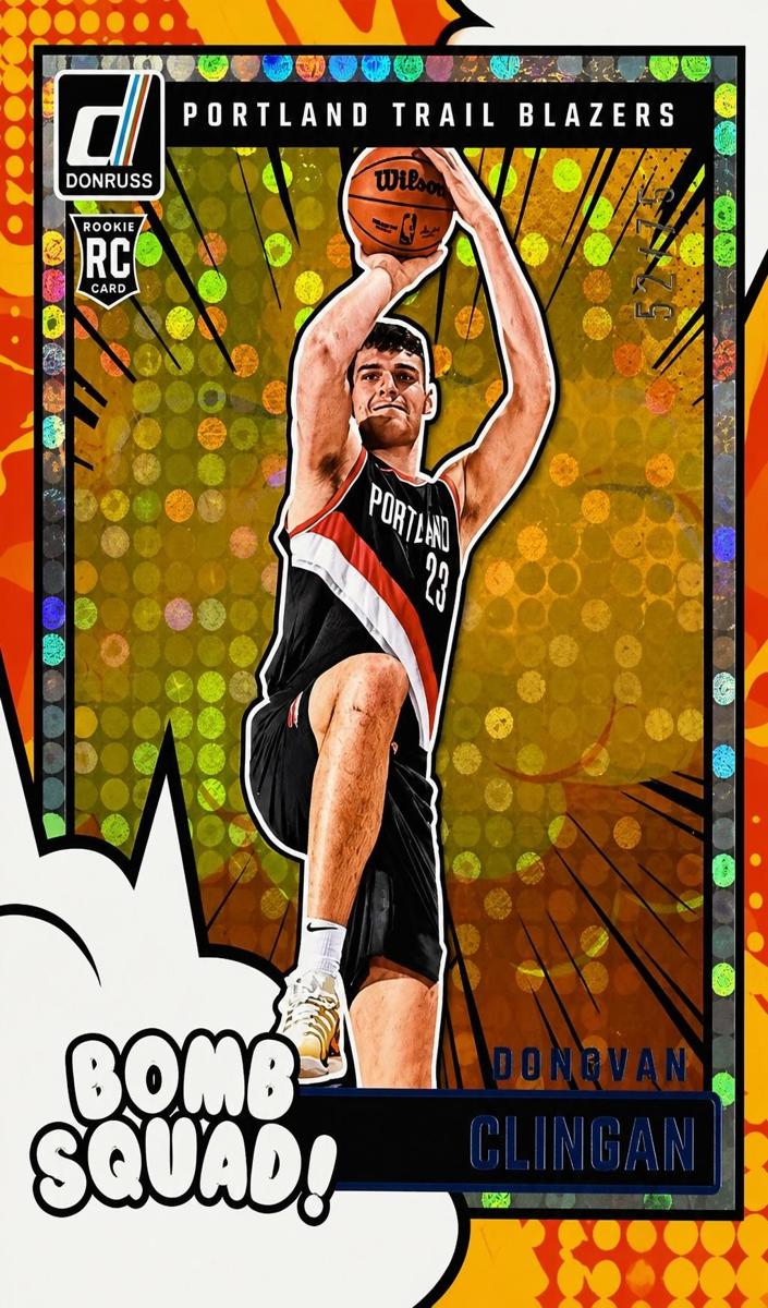 2024 Panini Donruss Basketball Blue Disco Donovan Clingan #8