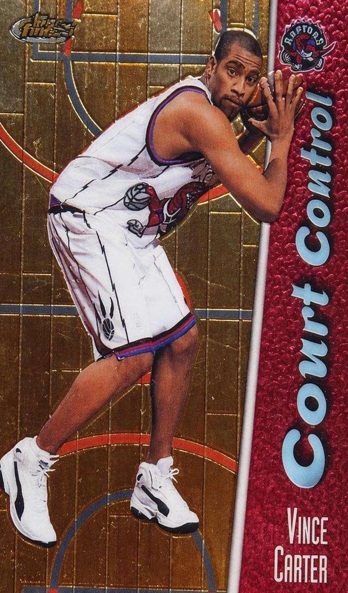 1998 Topps Finest Basketball Vince Carter #CC14