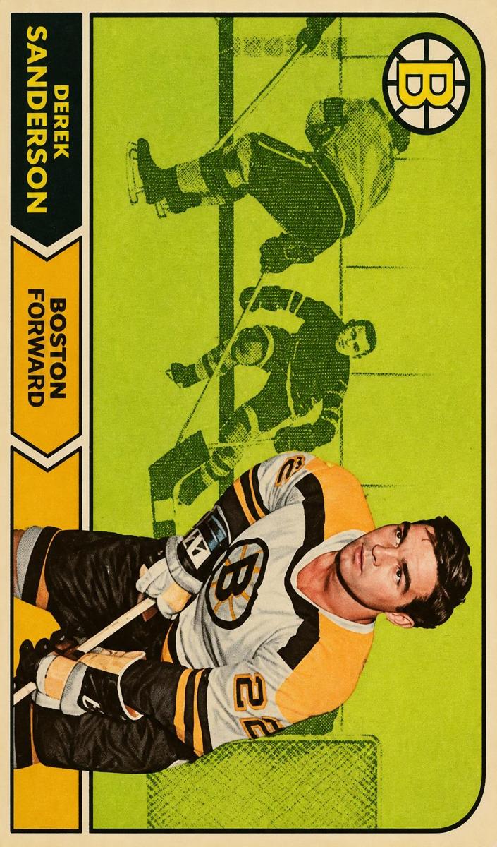 1968 O-Pee-Chee Hockey Derek Sanderson #6 PSA 8