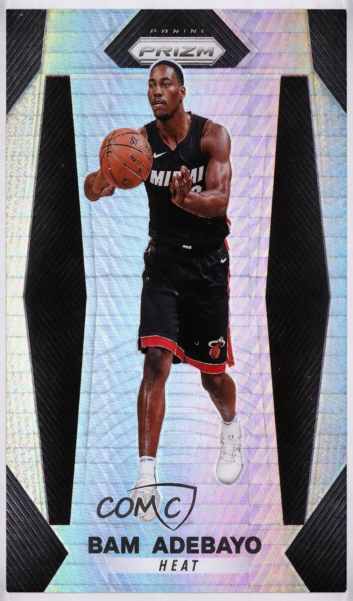 2017 Panini Prizm Basketball Prizm Hyper Bam Adebayo #51 PSA 9