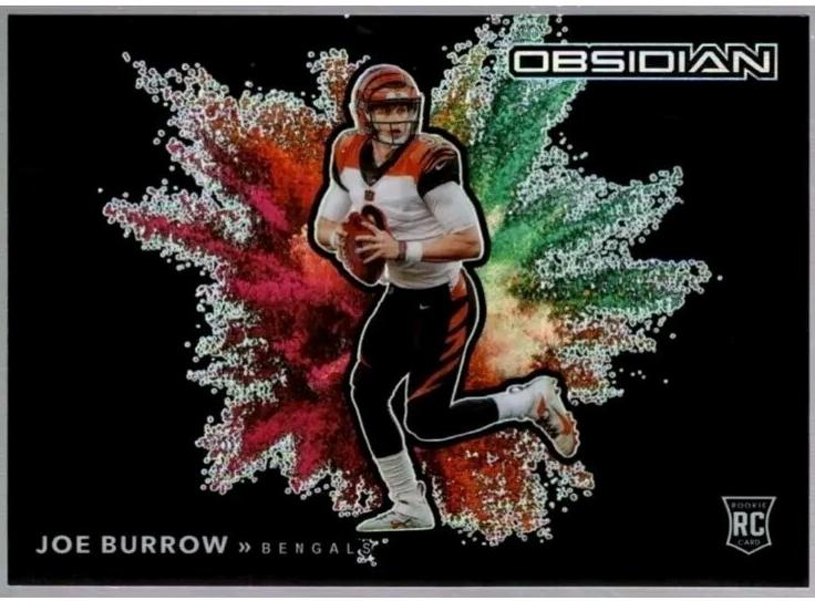 2020 Panini Prizm Football Joe Burrow #11 PSA 9