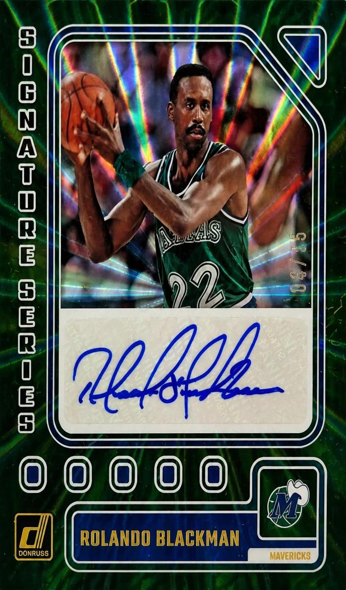 2023 Panini Donruss Basketball Holo Green Laser Rolando Blackman #SS-ROL