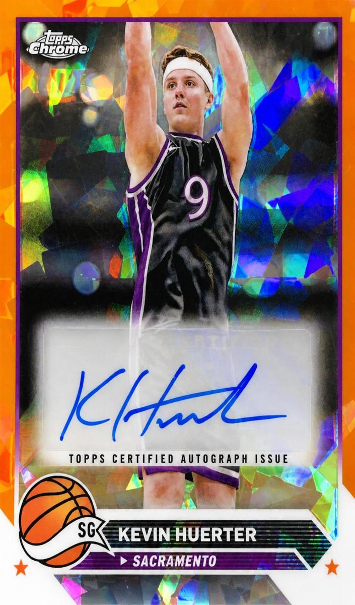 2023 Topps Chrome Sapphire Basketball Orange Kevin Huerter #CG-KH