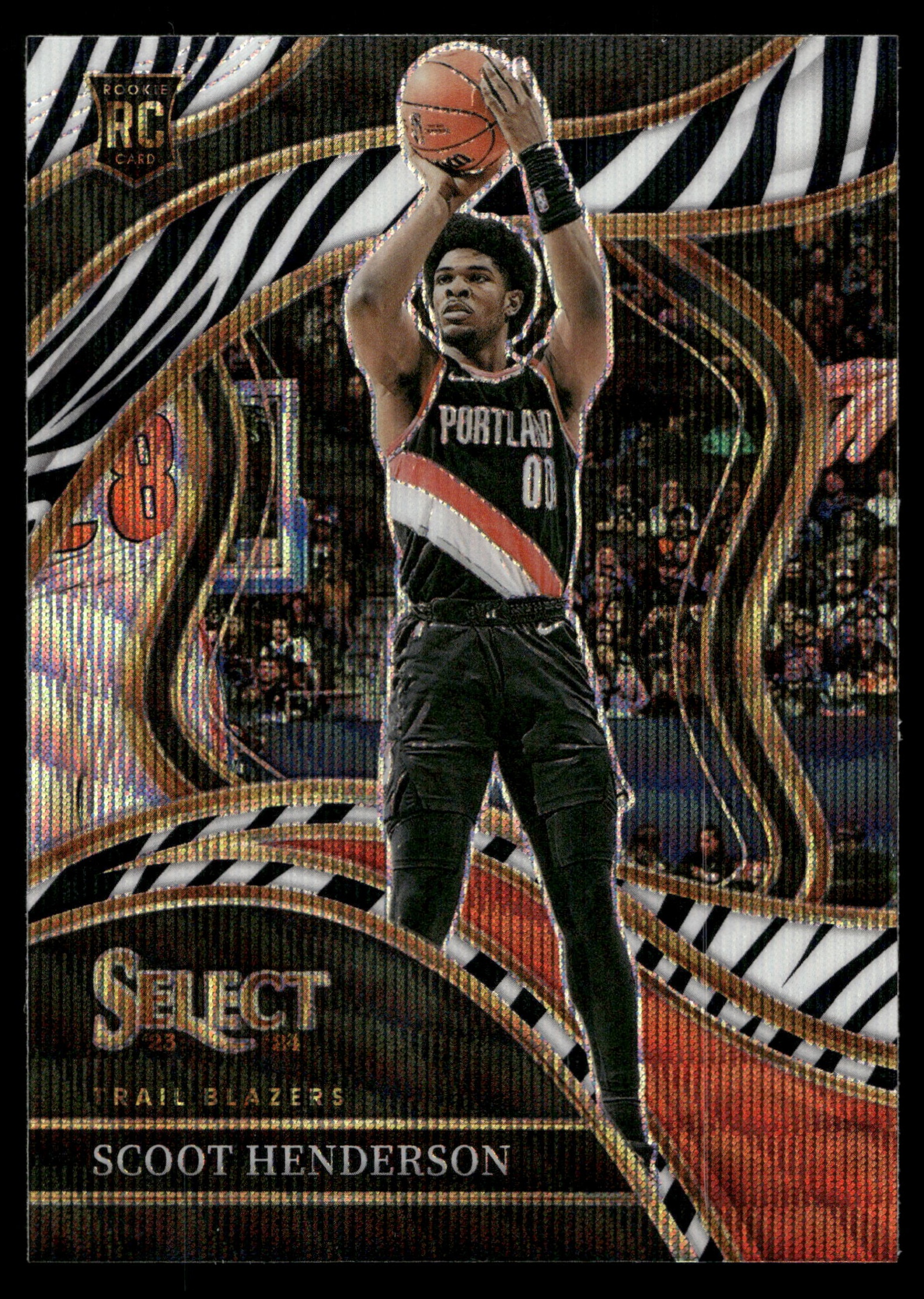 2023 Panini Select Basketball Zebra Scoot Henderson #269