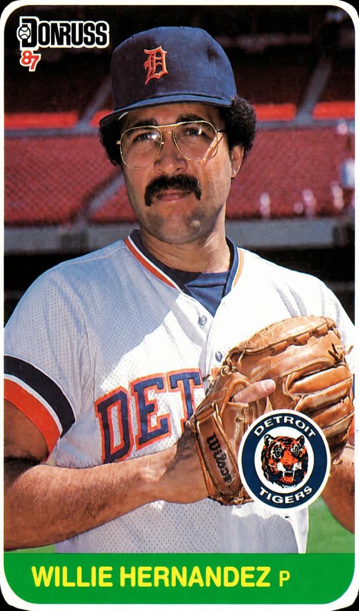 1987 Donruss Baseball Willie Hernandez #522