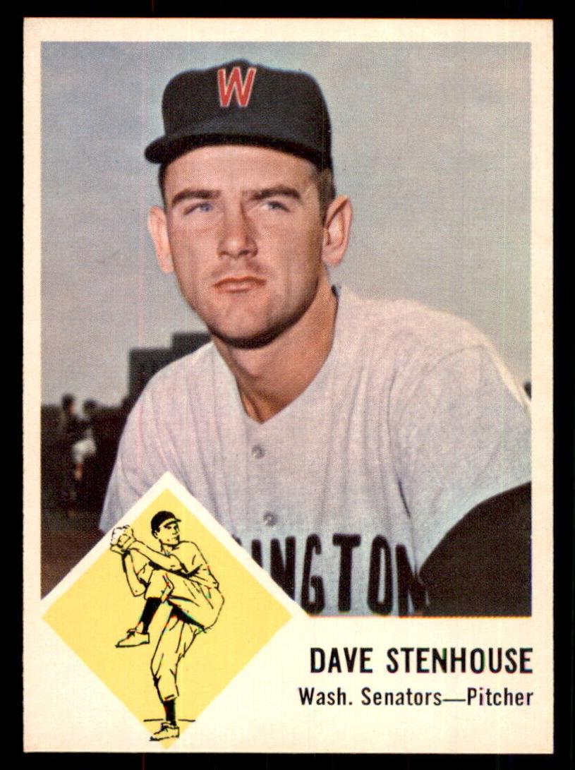 1963 Fleer Baseball Dave Stenhouse #30 PSA 7