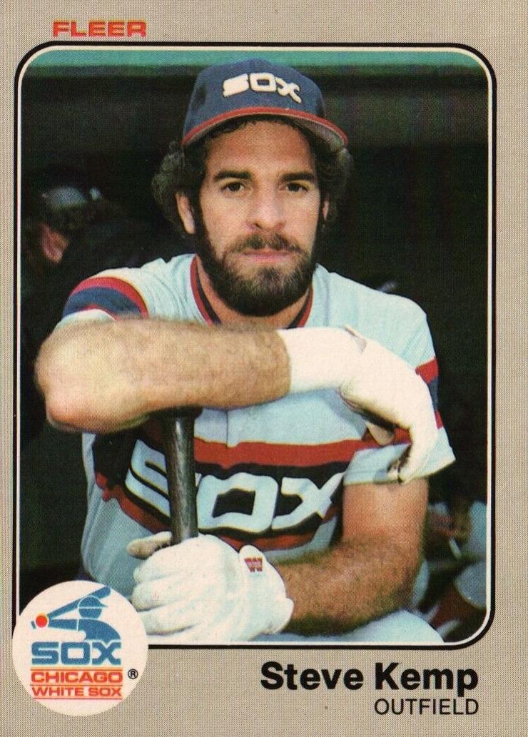 1983 Fleer Baseball Steve Kemp #239