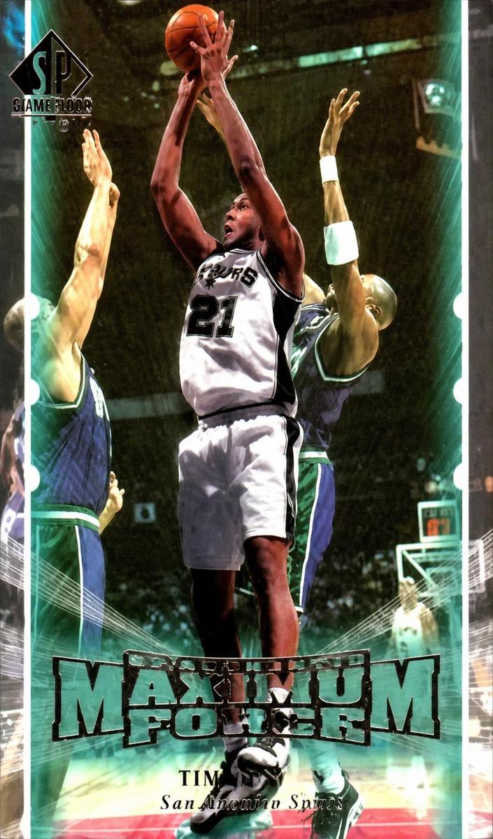1999 SP Authentic Basketball Tim Duncan #M4