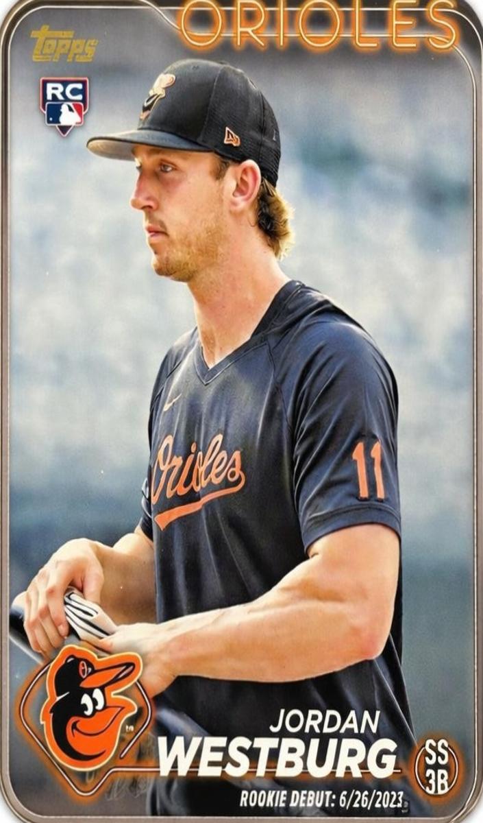 2024 Topps Update Baseball Golden Mirror Jordan Westburg #US125 PSA 8