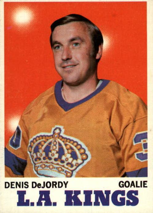 1970 Topps Hockey Denis DeJordy #31