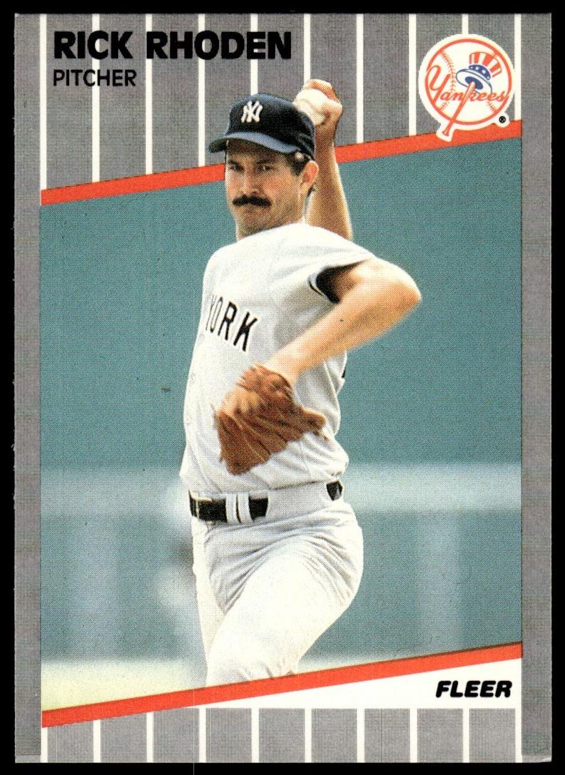 1989 Fleer Baseball Rick Rhoden #266