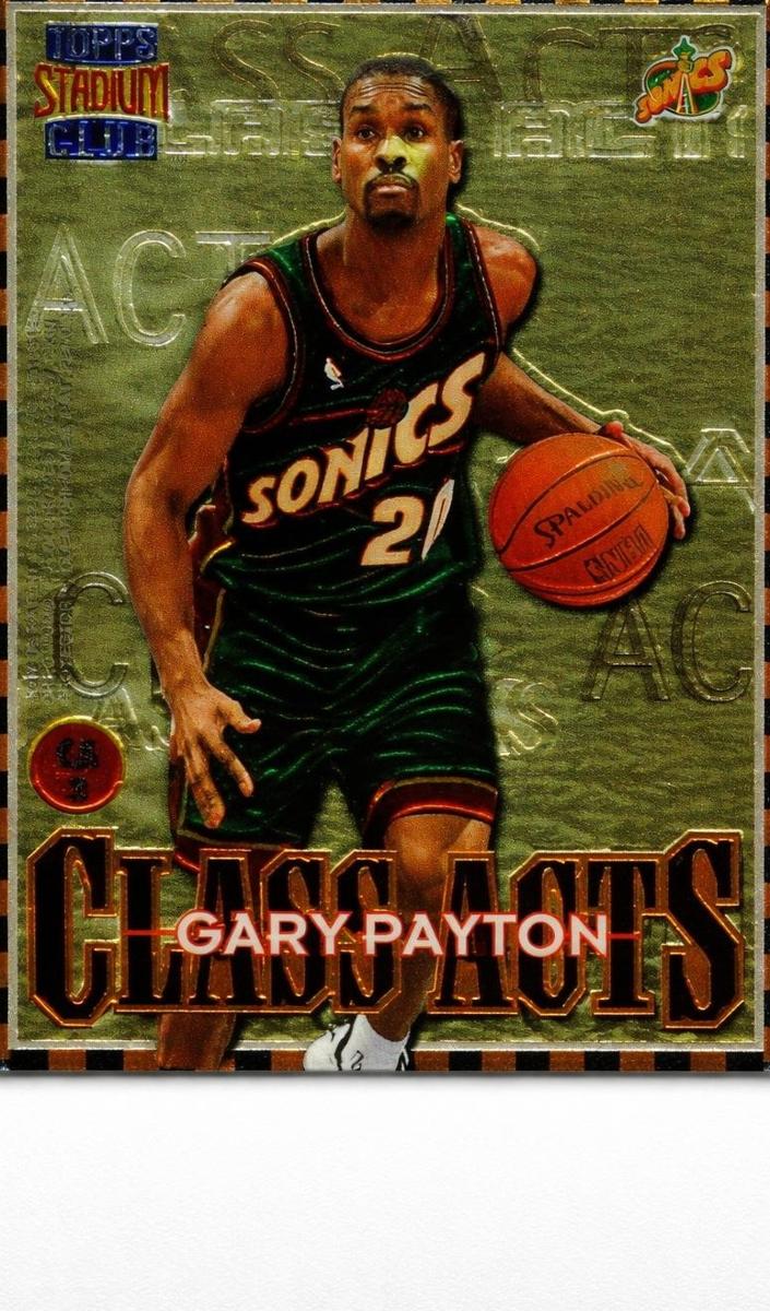 1996 Topps Stadium Club Basketball Gary Payton #CA3
