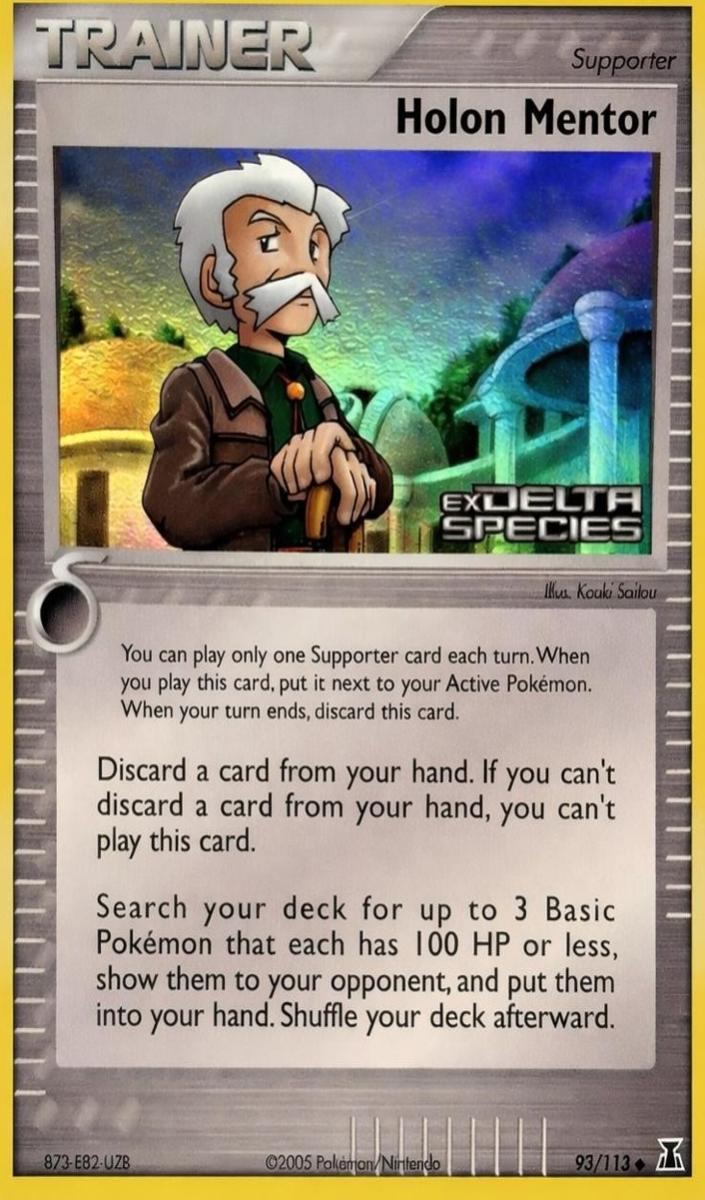 2005 Pokemon EX Delta Species Reverse Holo Holon Mentor #93 CGC 6.5
