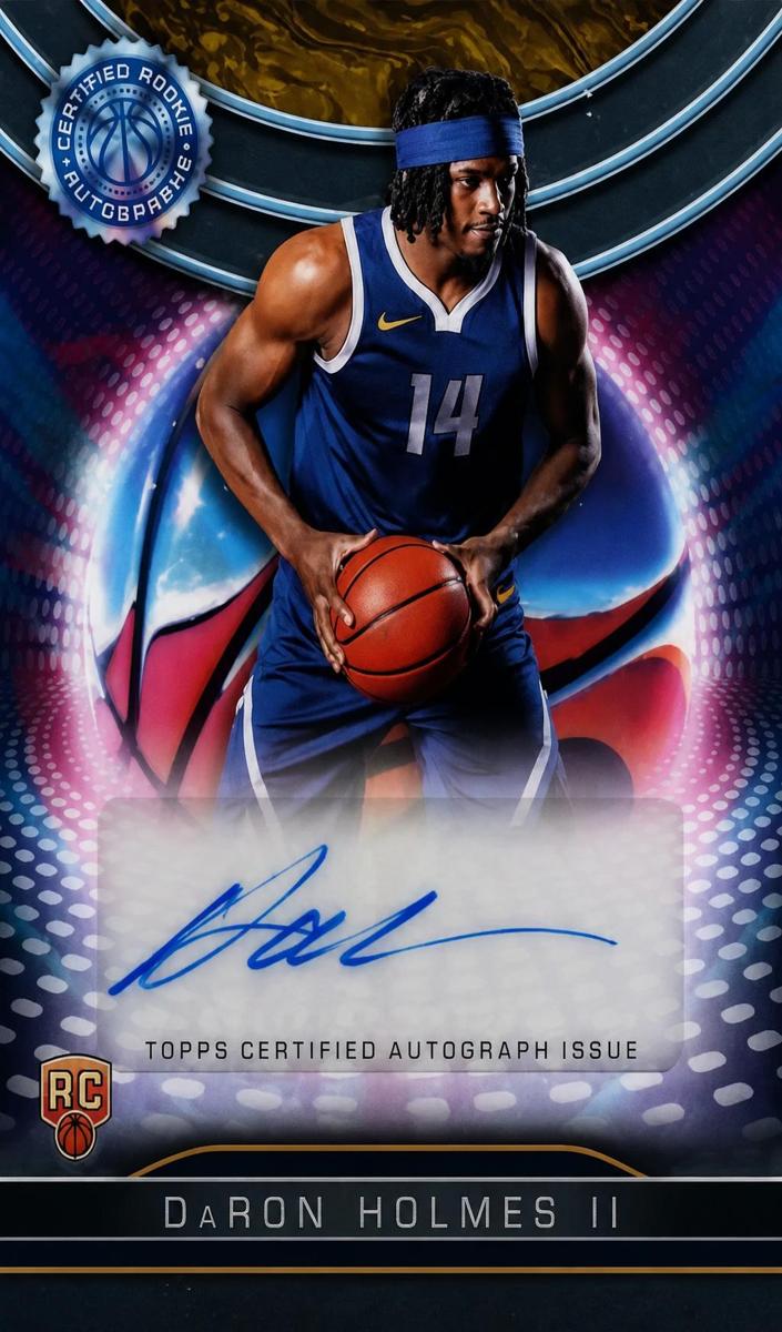 2024 Topps Chrome Basketball DaRon Holmes II #TCRA-DH PSA 9