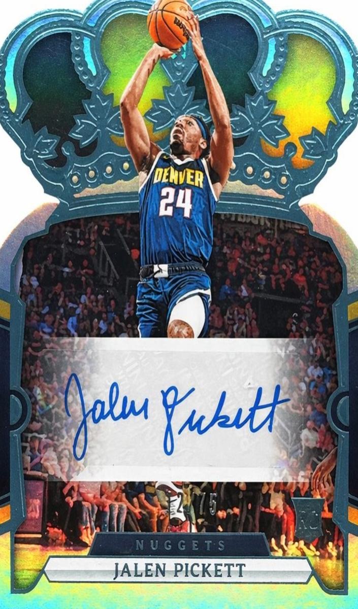 2023 Panini Crown Royale Basketball Blue Jalen Pickett #RC-PKT