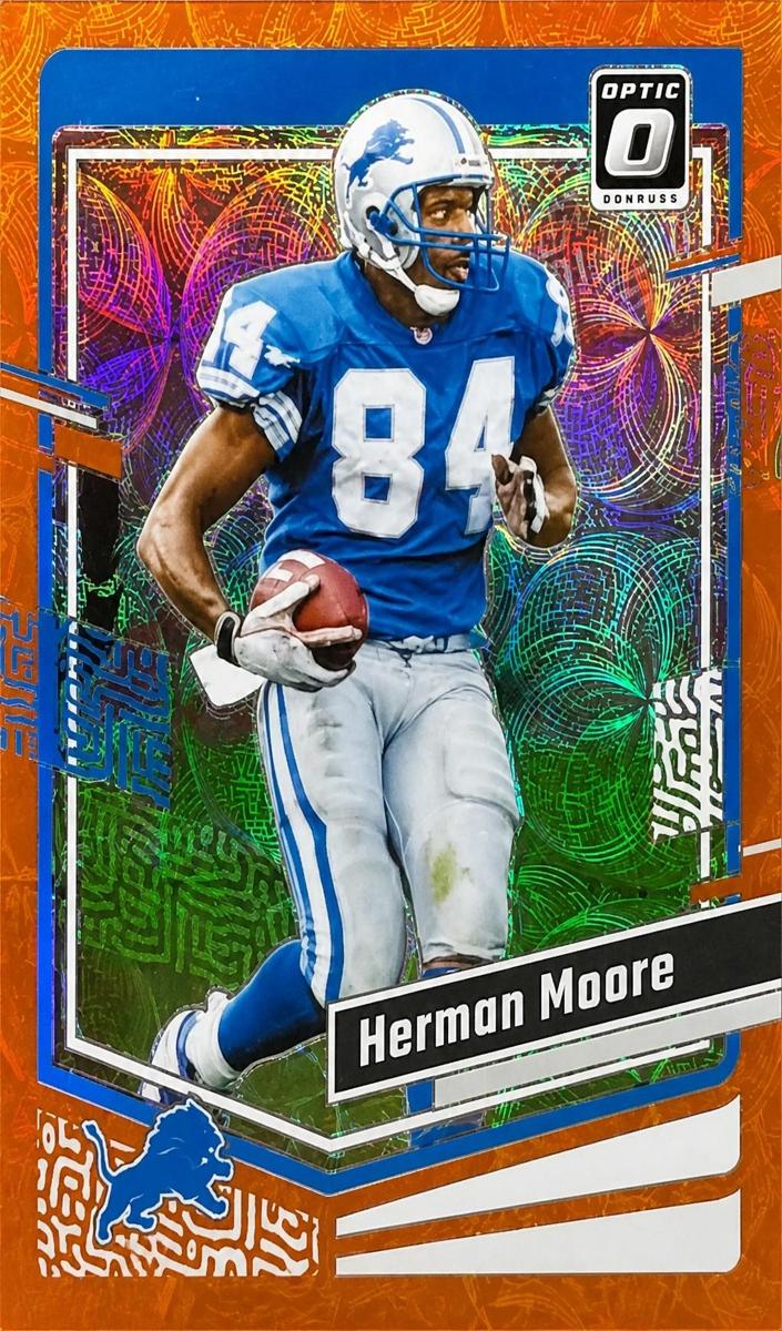 2023 Donruss Optic Football Orange Scope Herman Moore #61