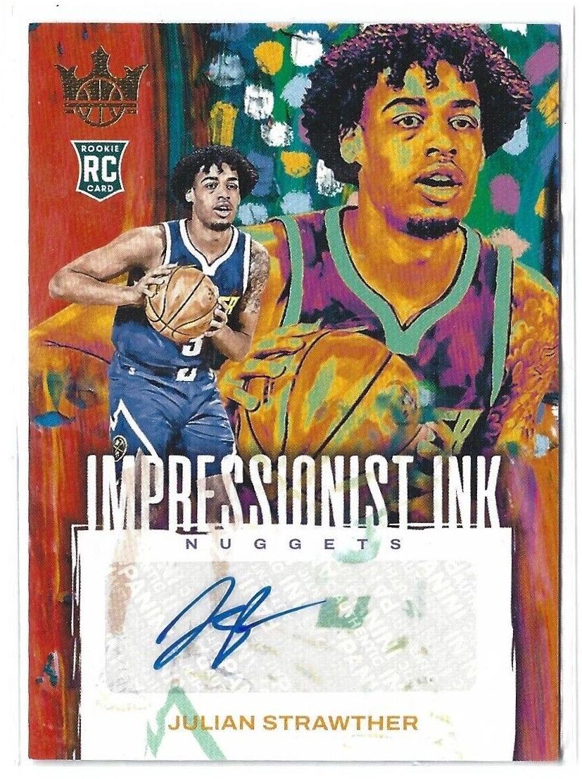 2023 Panini Court Kings Basketball Julian Strawther #II-STR PSA 8.5