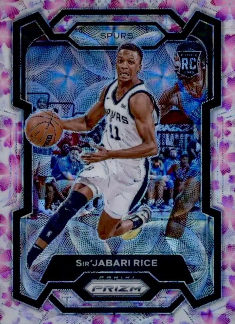 2023 Panini Prizm Basketball Choice Cherry Blossom Sir'Jabari Rice #299