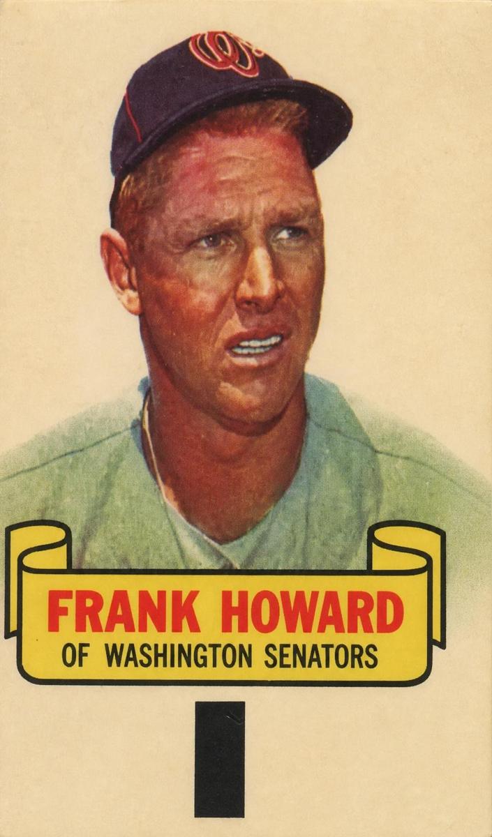 1966 Topps Rub-Offs Baseball Frank Howard #NNO