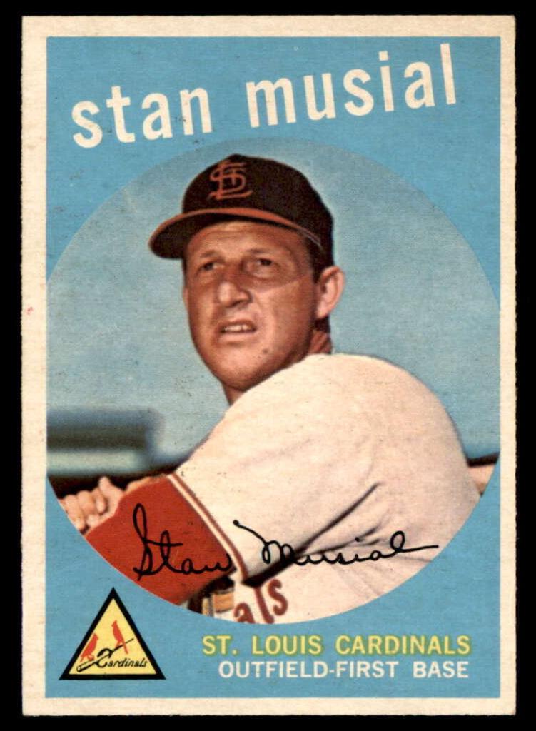 1959 Topps Baseball Stan Musial #150