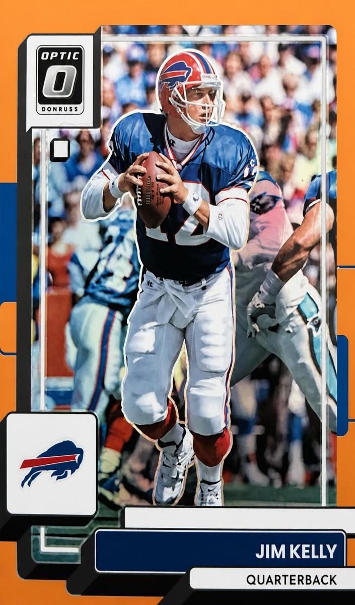 2022 Donruss Optic Football Orange Jim Kelly #26