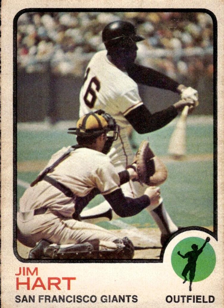 1973 O-Pee-Chee Baseball Jim Hart #538 PSA 8