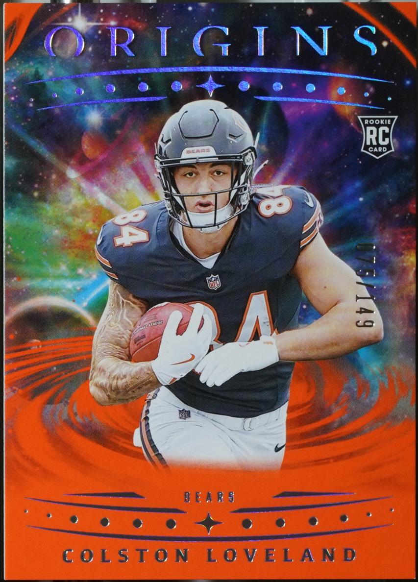 2025 Panini Origins Football Orange Colston Loveland #137