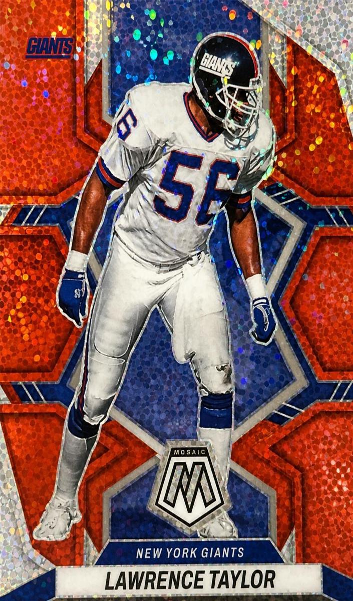 2022 Panini Mosaic Football Red Sparkle Lawrence Taylor #249 PSA 10