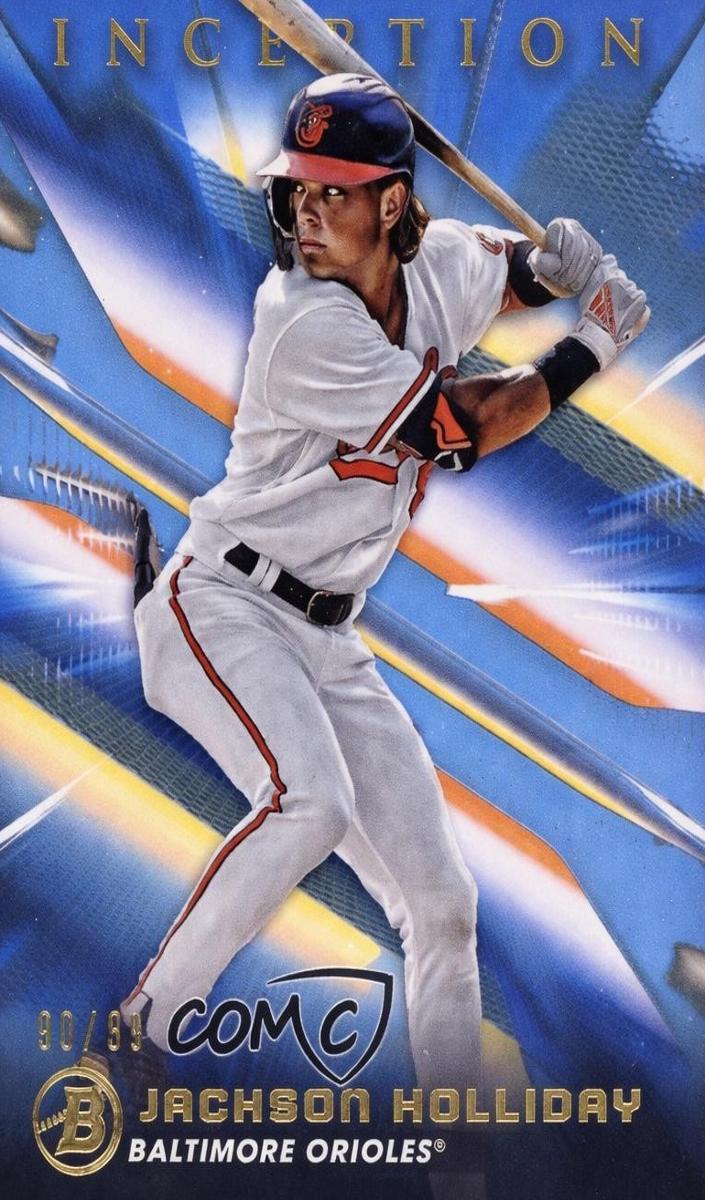 2023 Bowman Inception Baseball Blue Foil Jackson Holliday #78