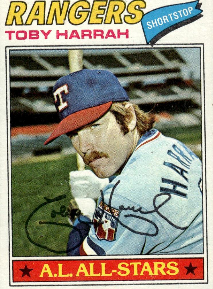 1977 Topps Baseball Toby Harrah #301 PSA 9
