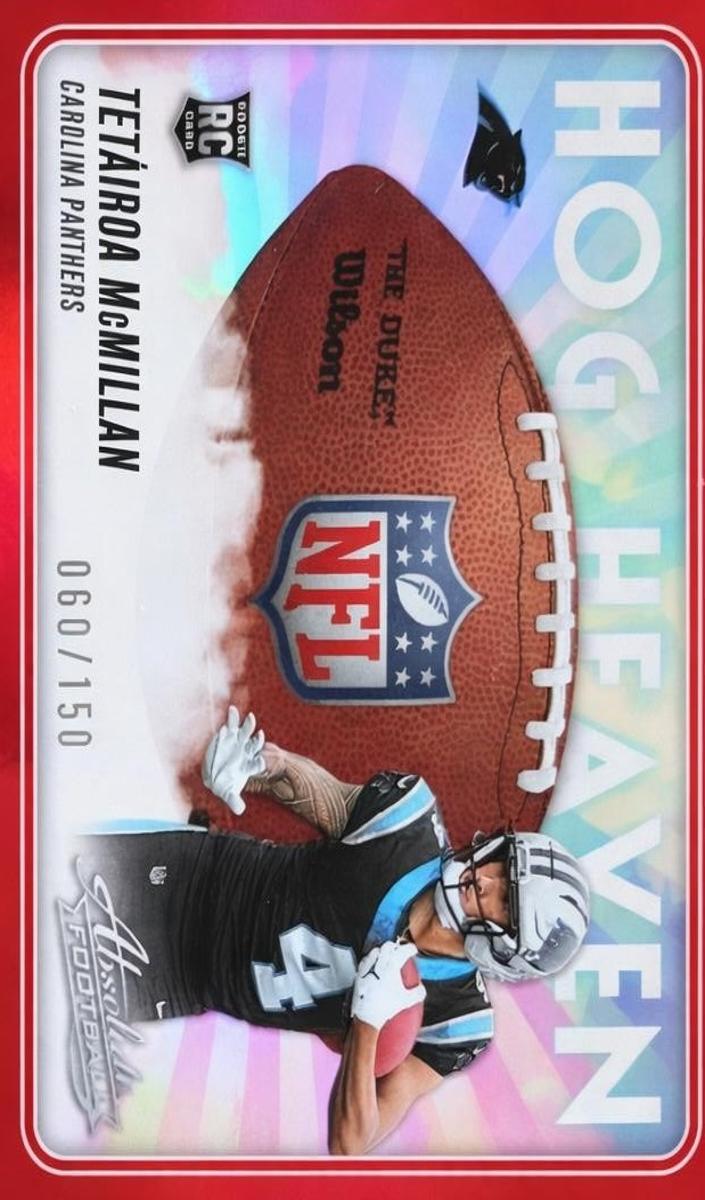 2025 Panini Absolute Football Spectrum Red Tetairoa McMillan #HH-TMN