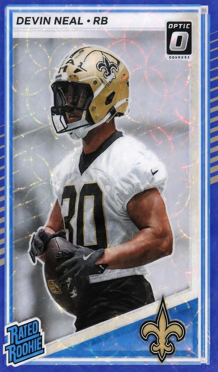 2025 Panini Donruss Football Blue Scope Devin Neal #359