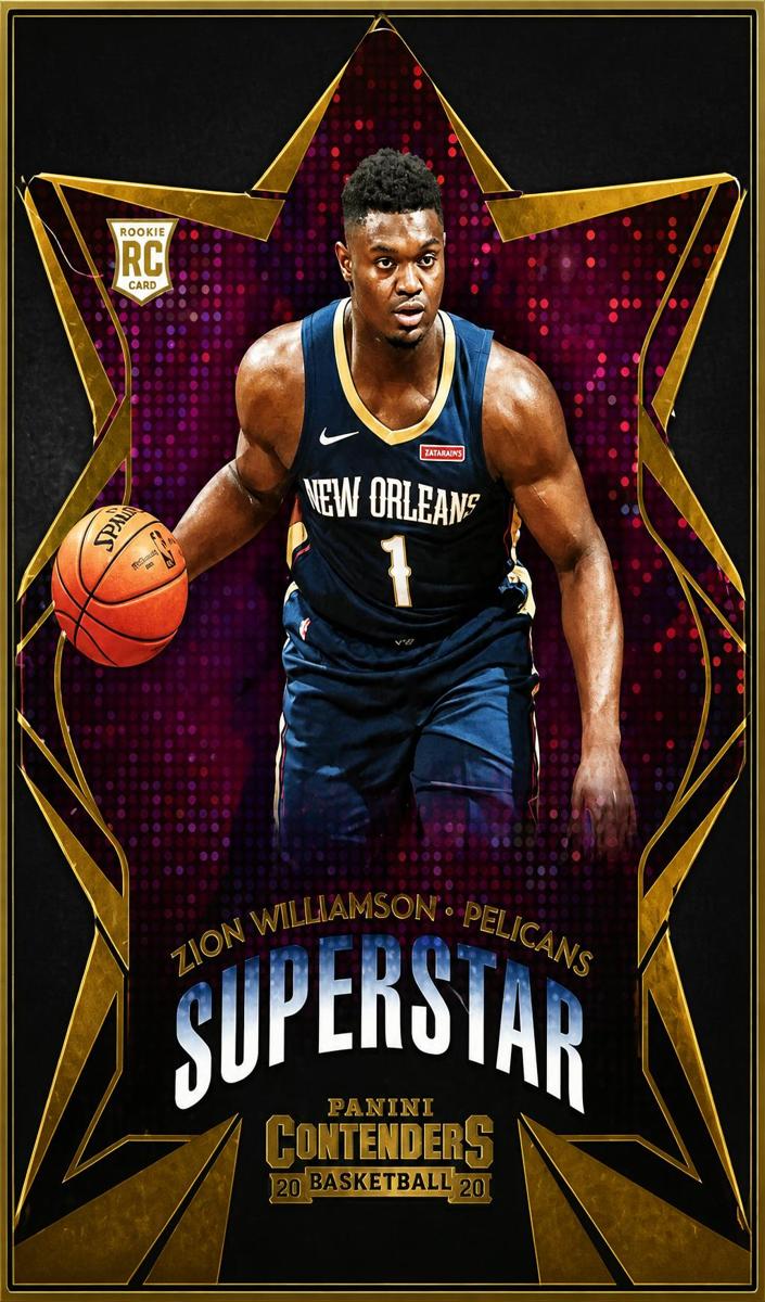 2019 Panini Contenders Basketball Zion Williamson #8 BGS 8.5
