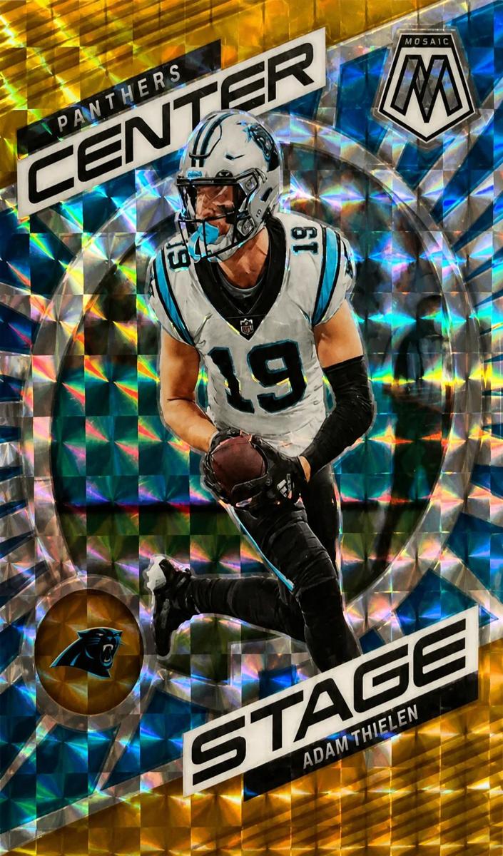 2023 Panini Mosaic Football Gold Mosaic Adam Thielen #CS-AT