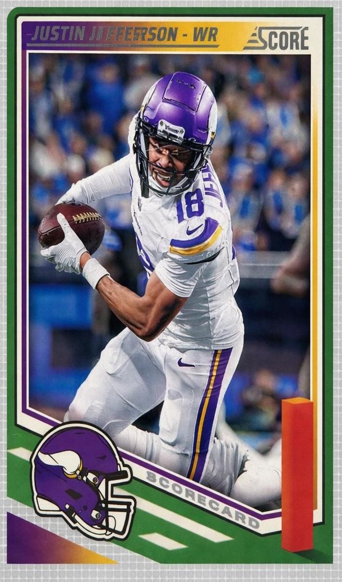 2025 Panini Score Football Scorecard Justin Jefferson #230