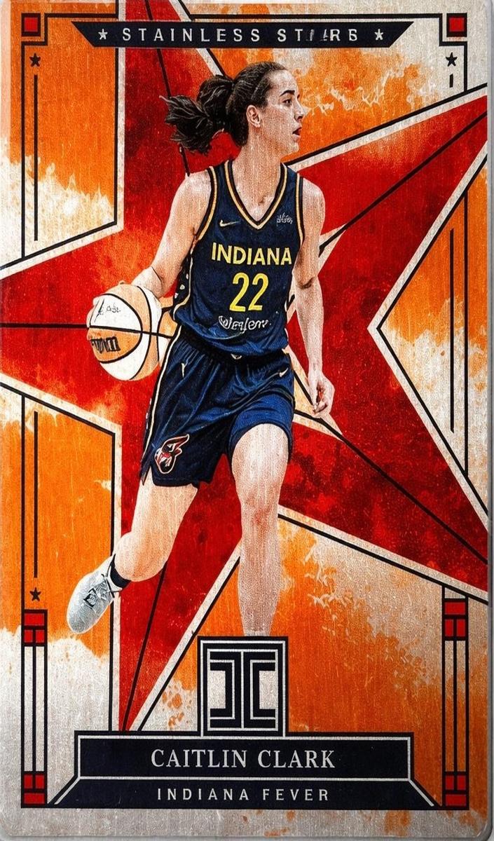 2025 Panini Impeccable WNBA Basketball Orange Caitlin Clark #23