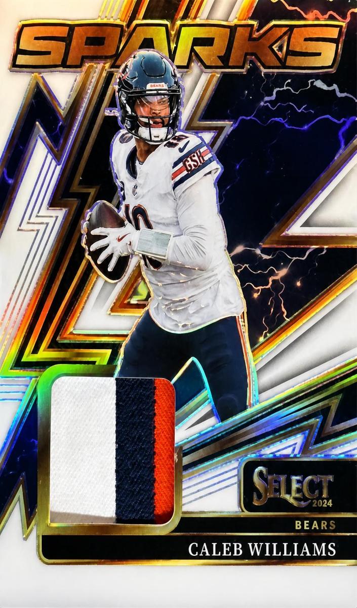2025 Panini Select Football White Caleb Williams #SPK-CWS