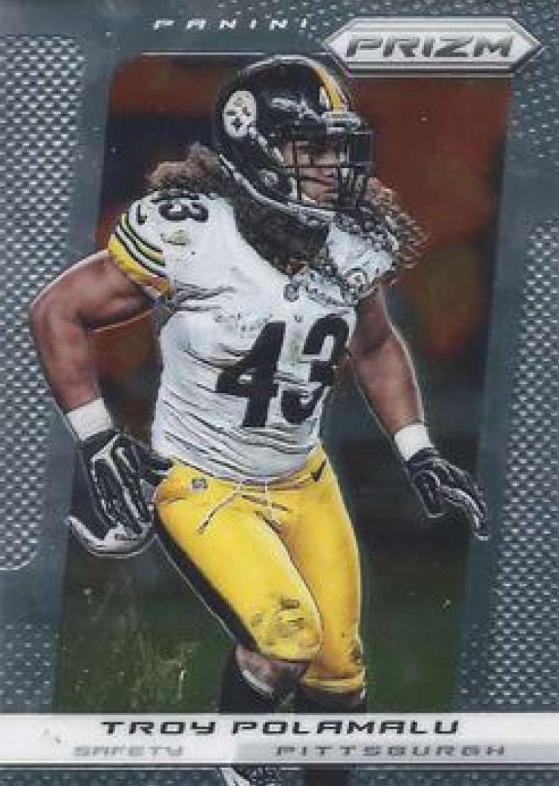 2013 Panini Prizm Football Troy Polamalu #25 PSA 9