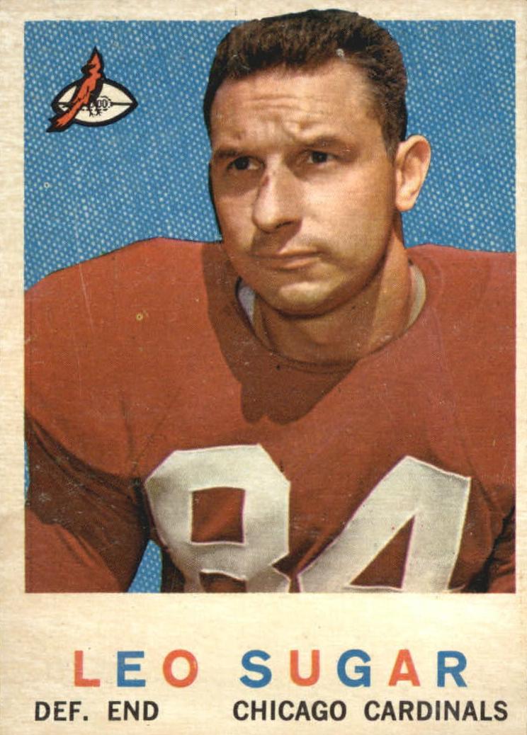 1959 Topps Football Leo Sugar #154 PSA 7