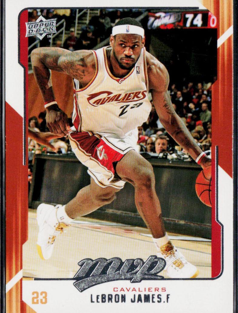 2008 Upper Deck MVP Basketball LeBron James #28 PSA 8.5